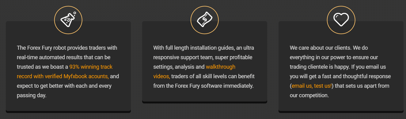 Forex Fury Functionality