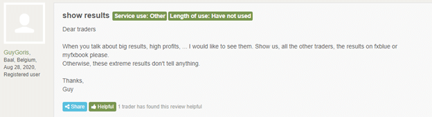User reviews