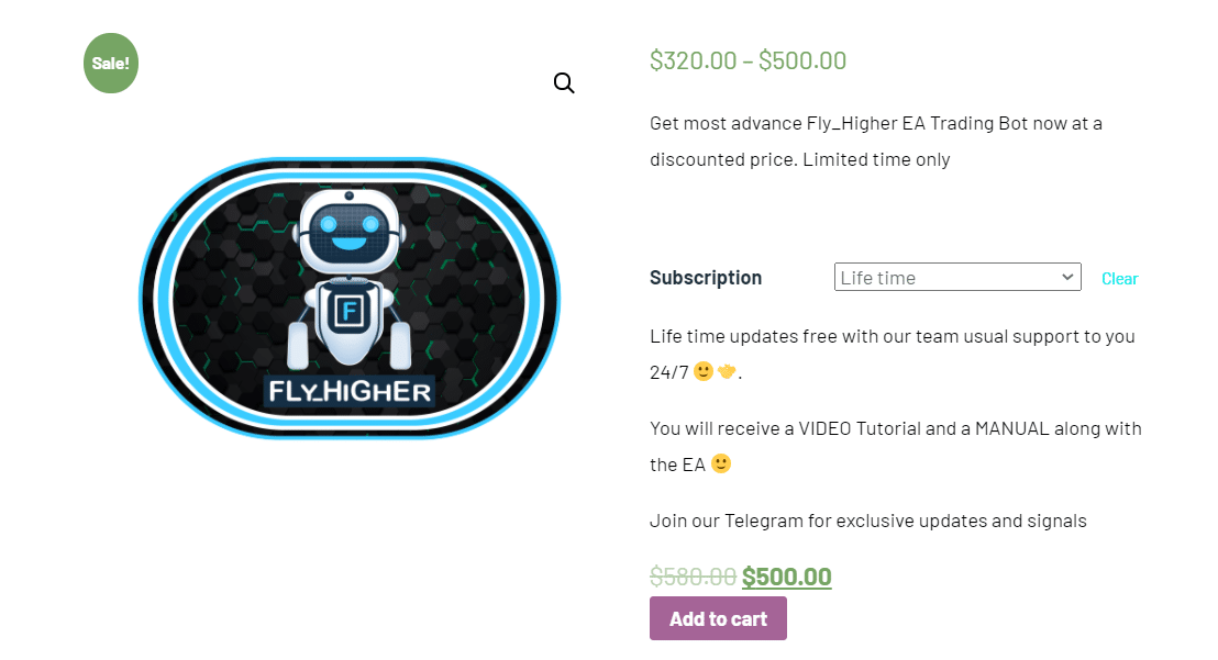 Fly Higher Nova pricing