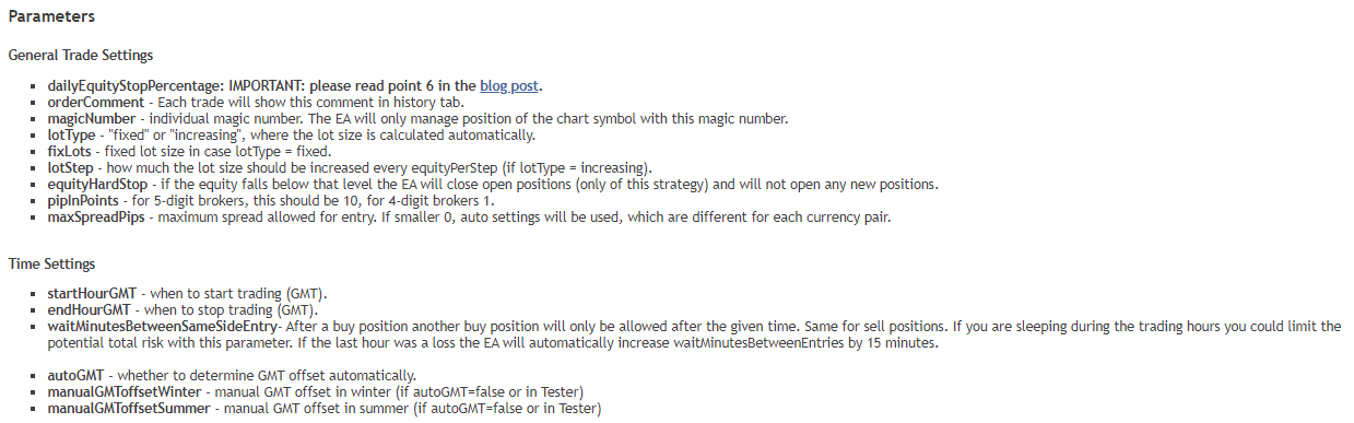 GerFX Density Scalper parameters