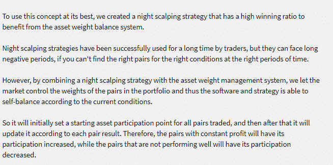 Insufficient explanation of the strategy of Dynascalp EA