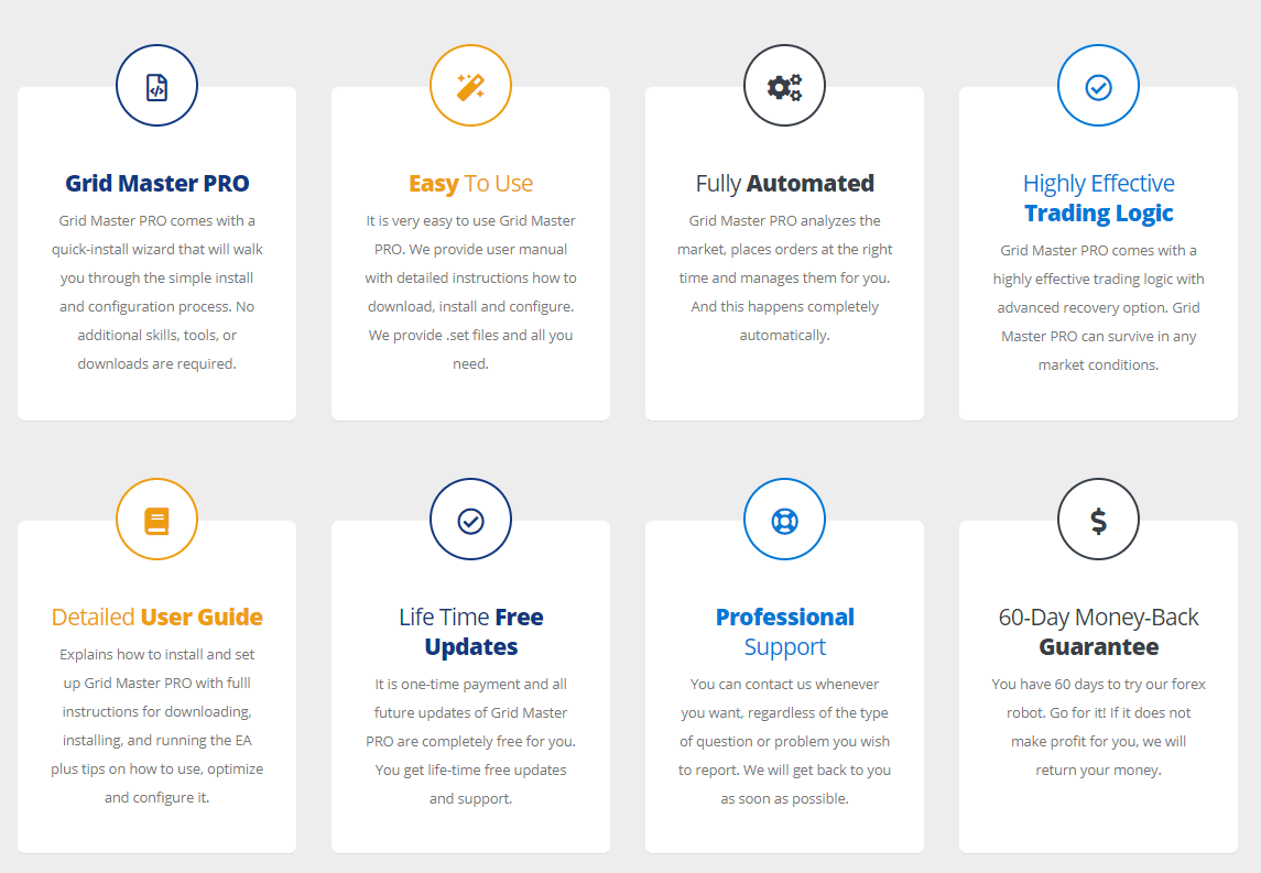 Grid Master Pro main claims