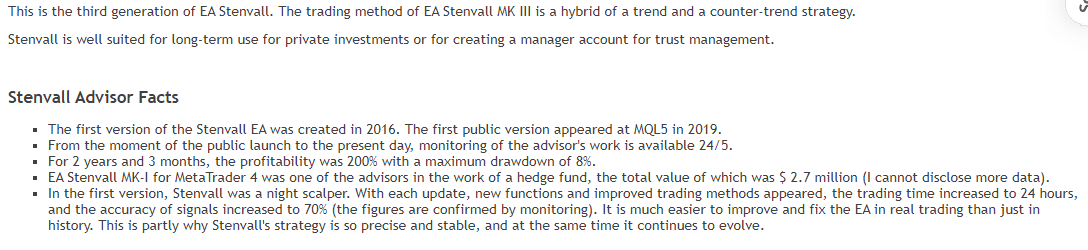 Facts about Stenvall Mark III EA