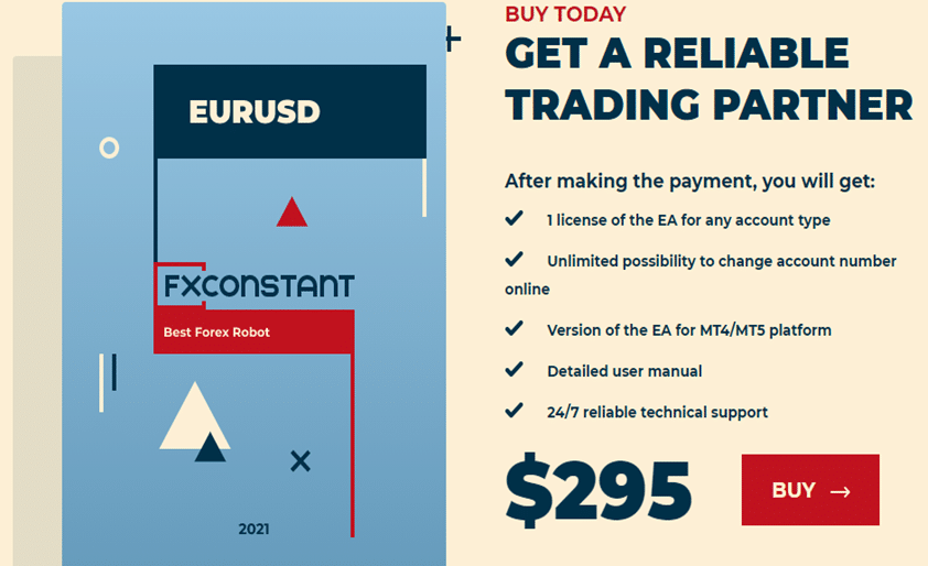 Pricing package of FXConstant
