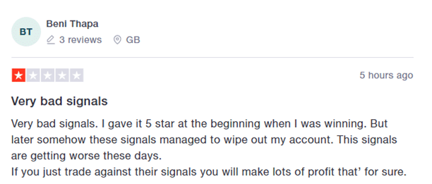 Customer testimonials
