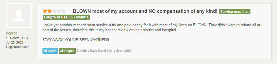 Customer review