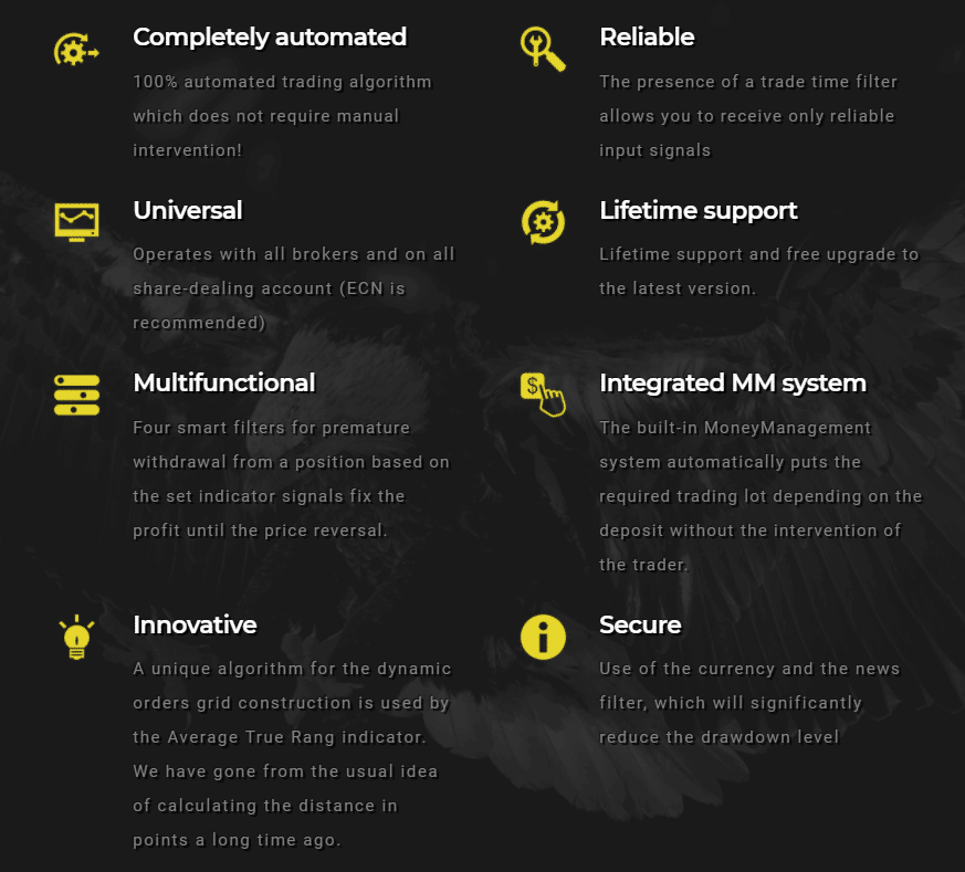 Features of Night Hawk