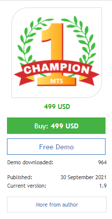 Pricing details on MQL5