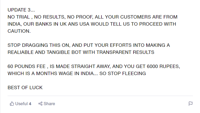 Botsfolio testimonials